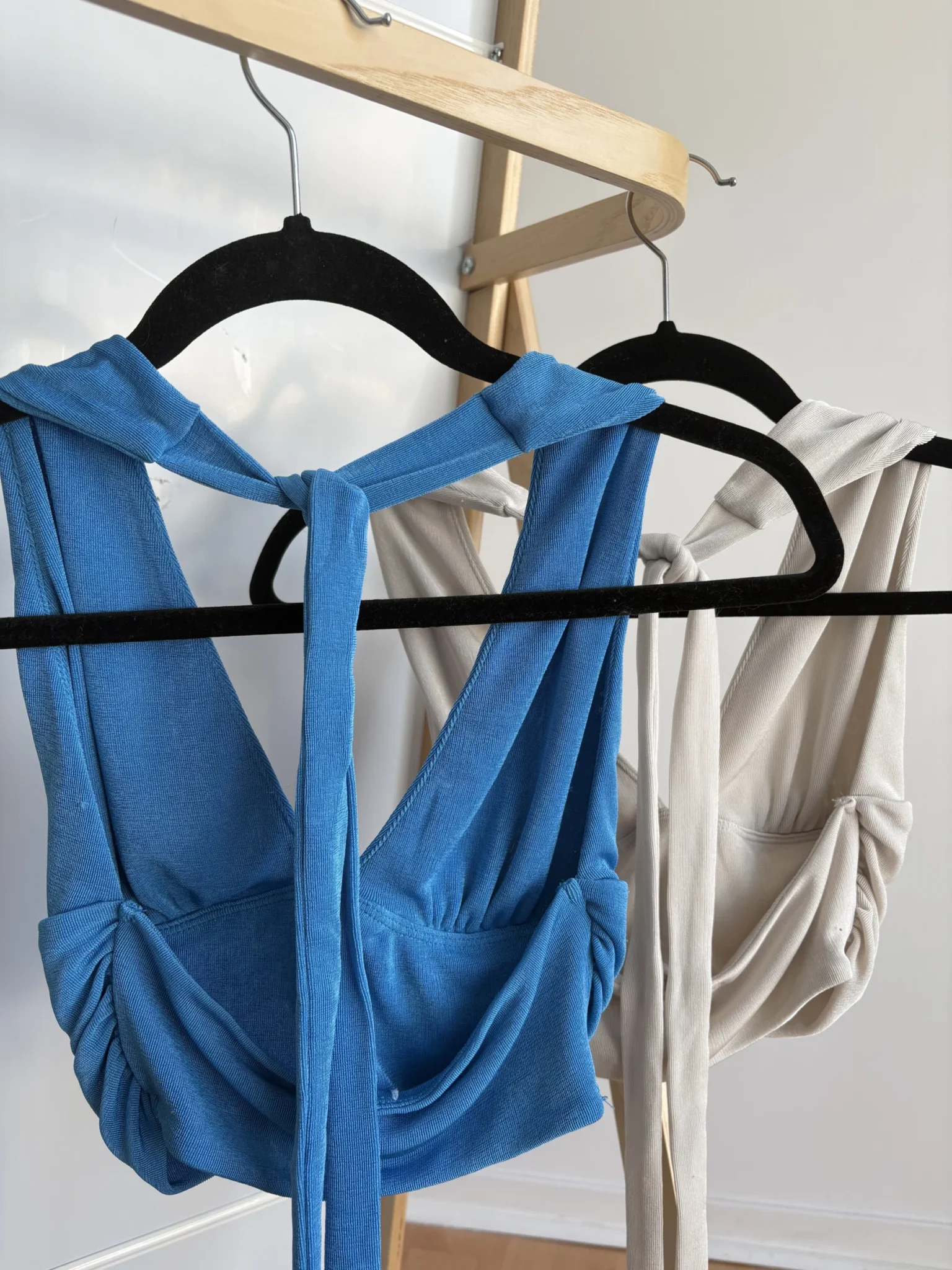 Image for Sparkling blue crop top