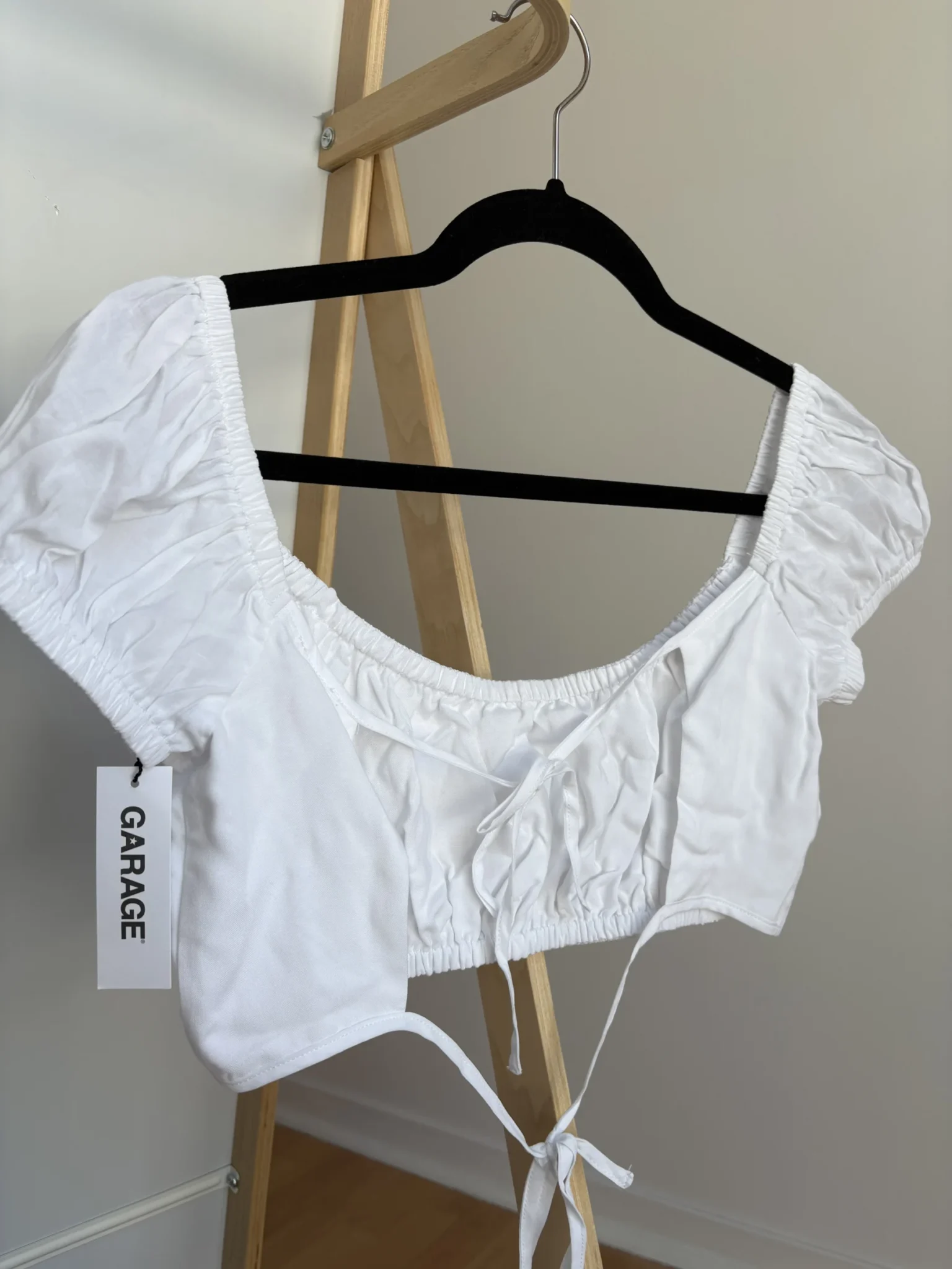 Featured image for Cropped top with open back