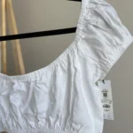 Thumbnail for Cropped top with open back