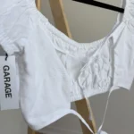 Thumbnail for Cropped top with open back