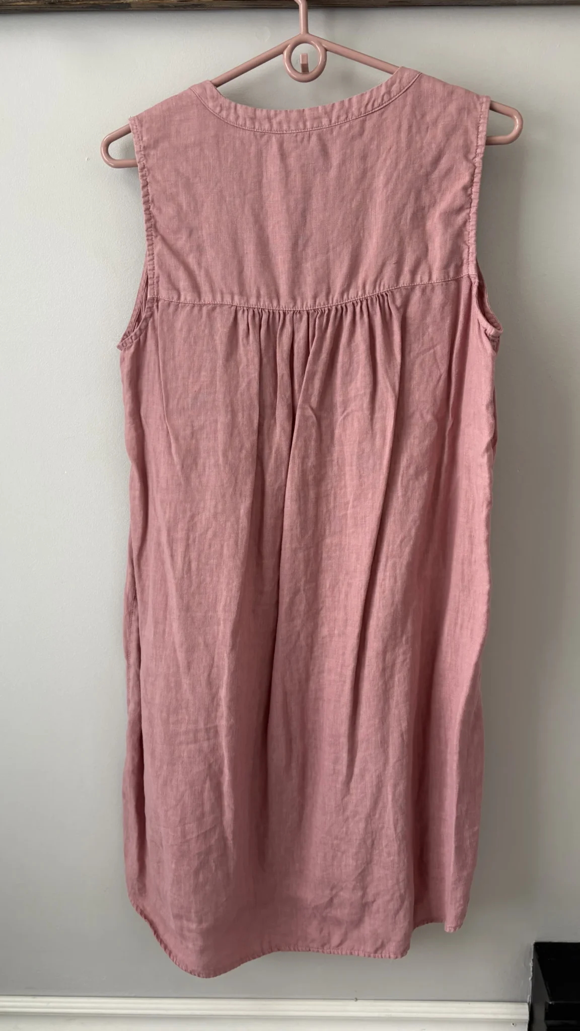 Image for Pink linen dress
