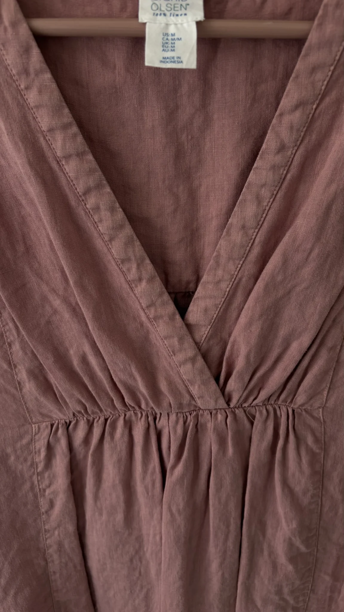 Image for Pink linen dress