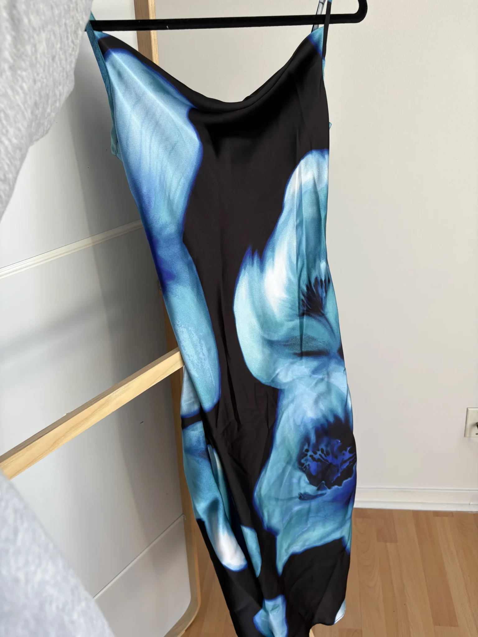 Image for Satin floral dress