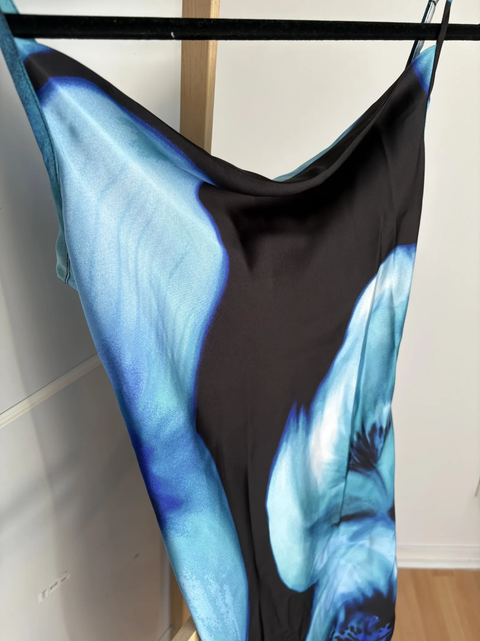 Image for Satin floral dress