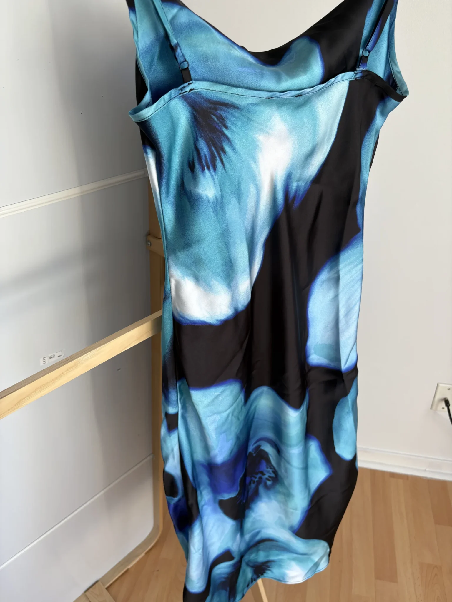 Image for Satin floral dress