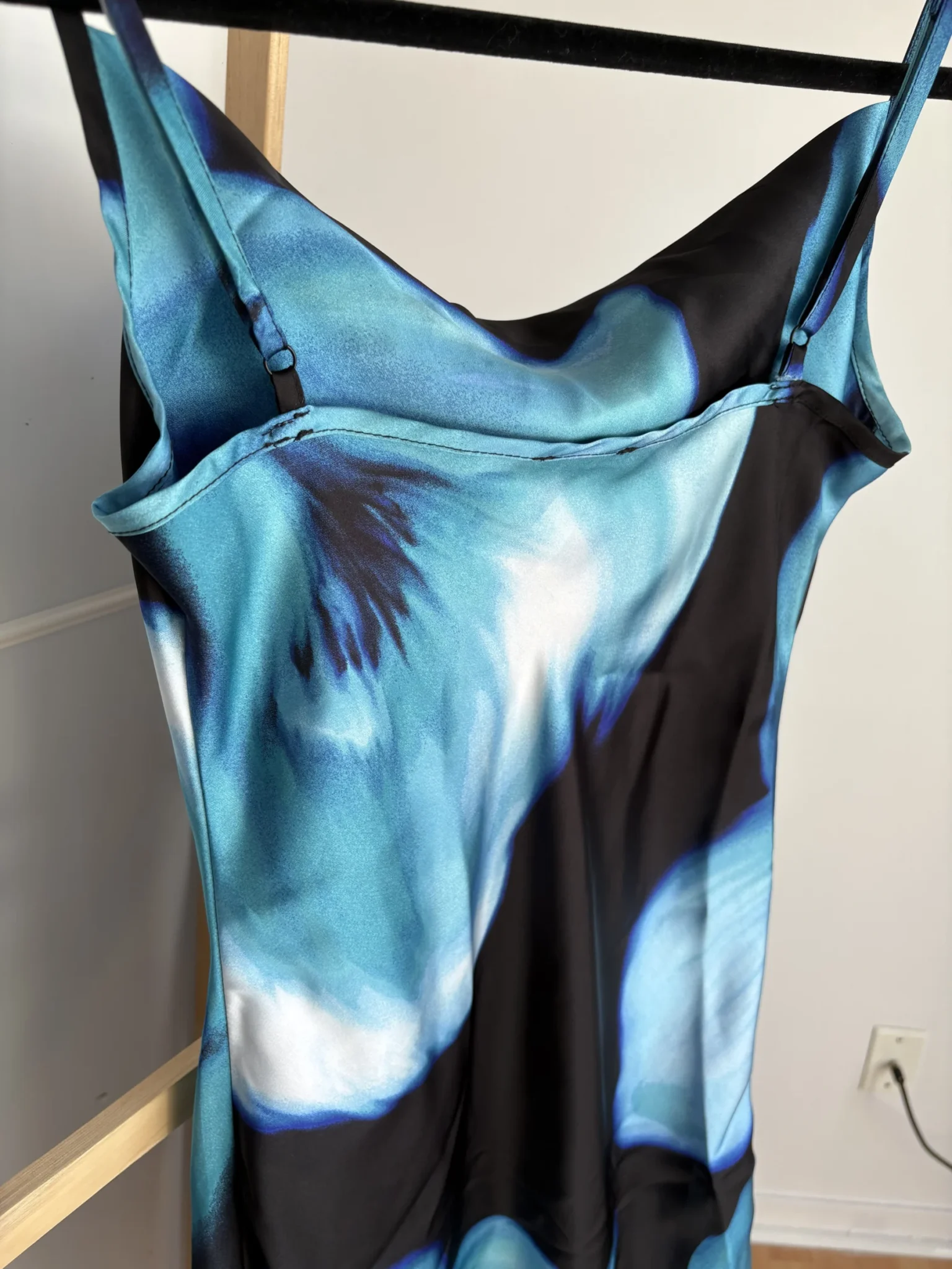 Image for Satin floral dress