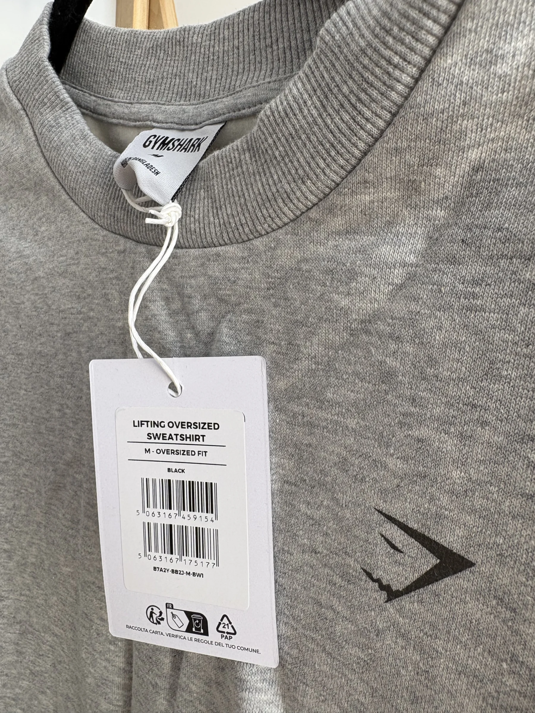 Crewneck gymshark oversized Gymshark seconde main