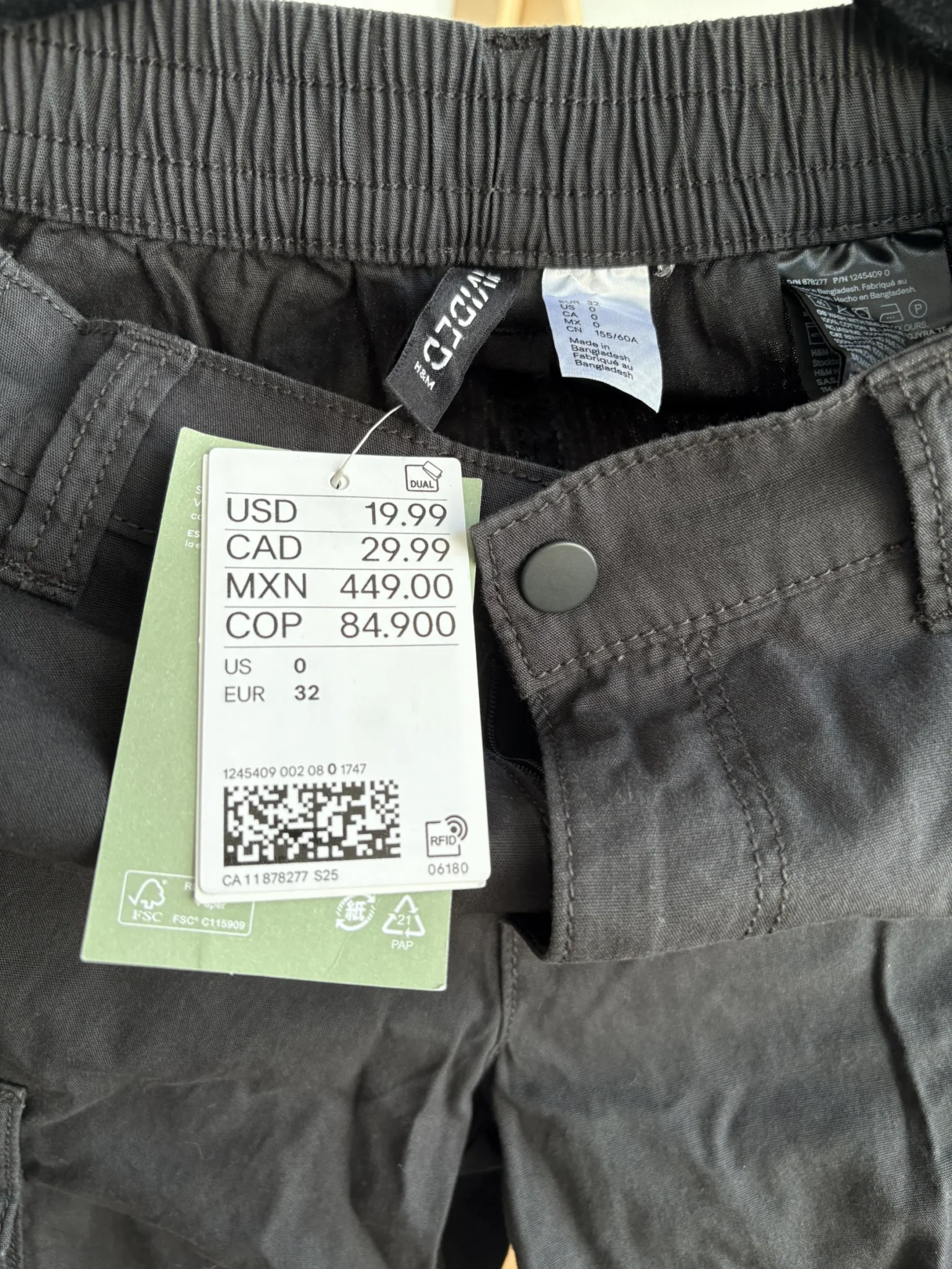 Image for Cargo trousers