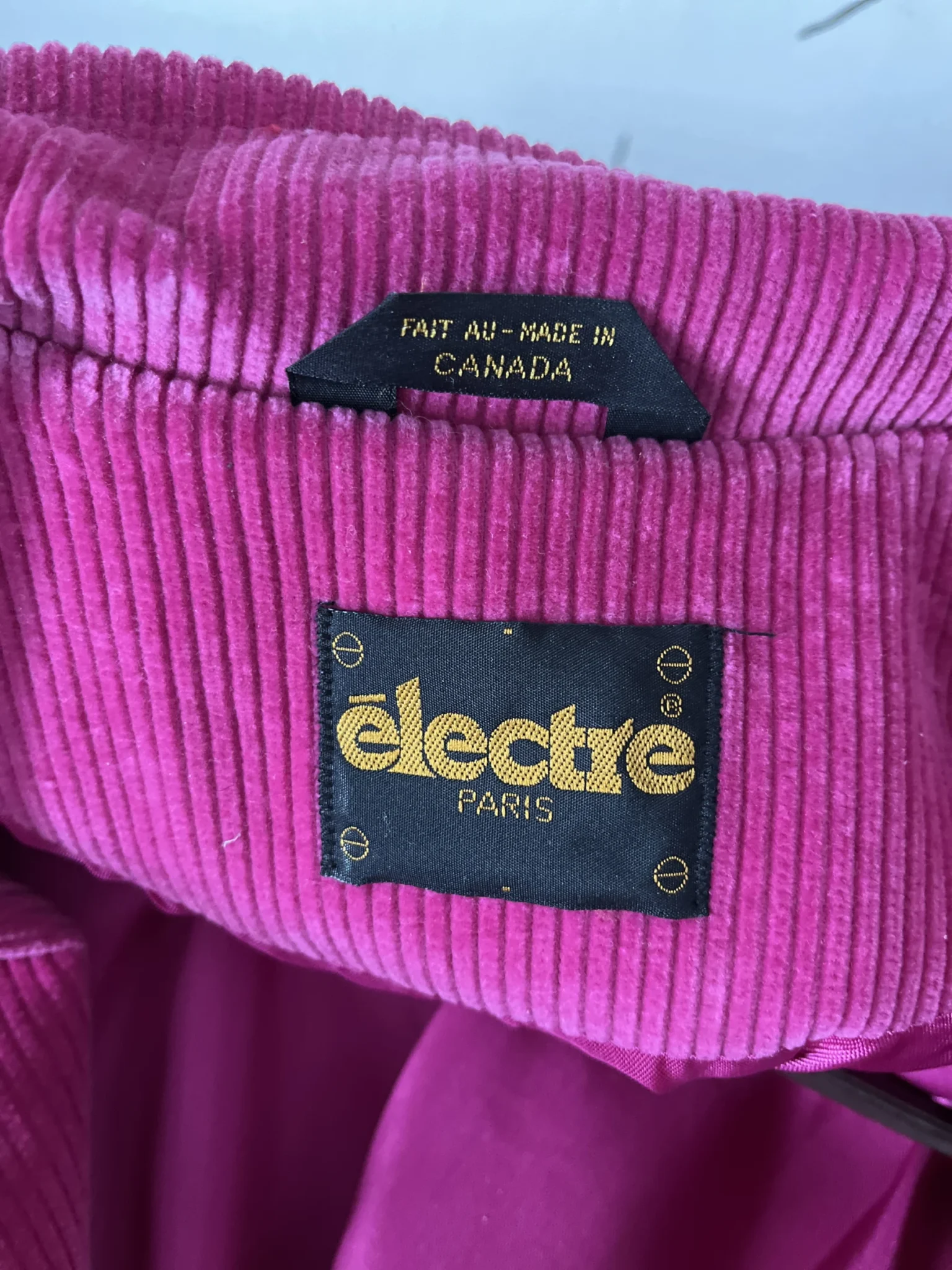 Image for Manteau 3/4 rose - Electre - Paris (Fait au Canada)