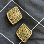 Featured thumbnail for Givenchy vintage gold earrings in metal