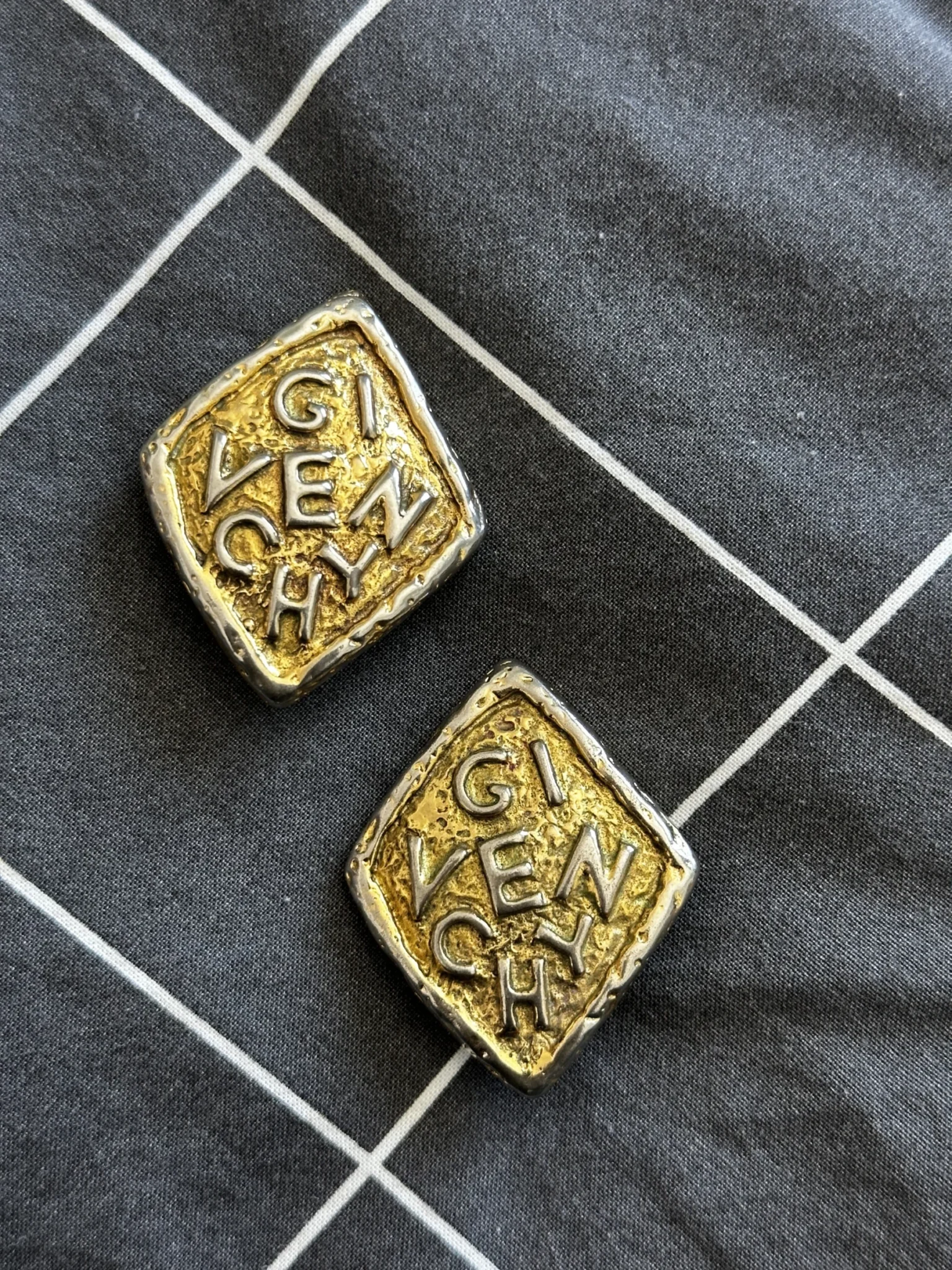 Featured image for Givenchy vintage gold earrings in metal