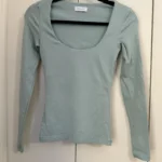 Thumbnail for Kookaï mint green long sleeve jumper - size 0 (xs)