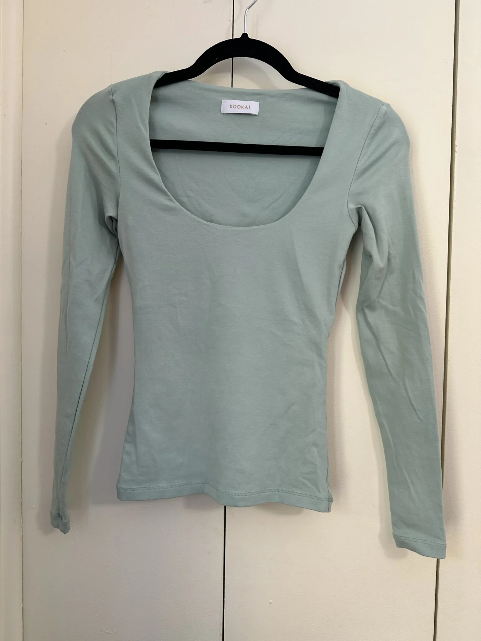 Image for Kookaï mint green long sleeve jumper - size 0 (xs)