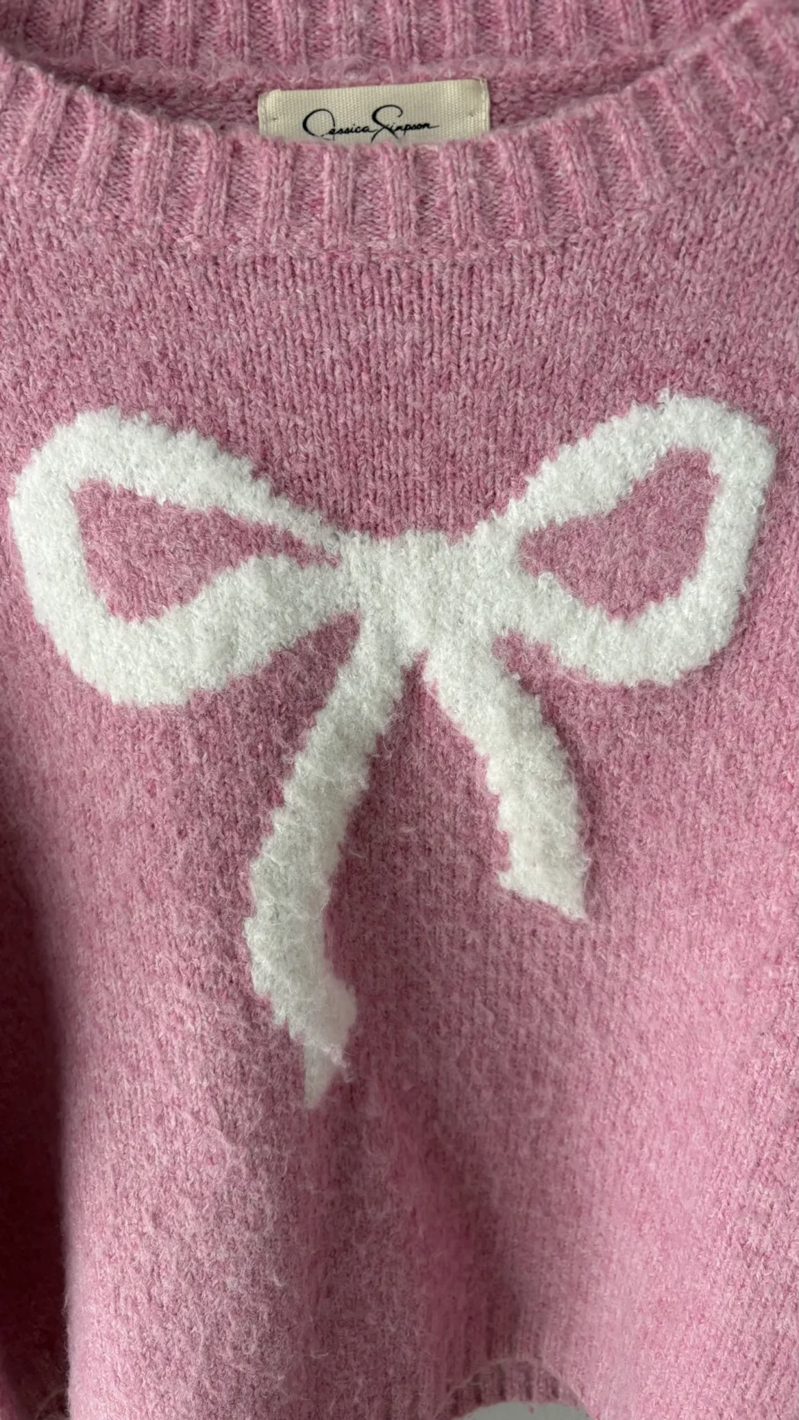 Image for Jessica Simpson pink knit