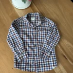 Featured thumbnail for Chemise petits carreaux rouge et bleu