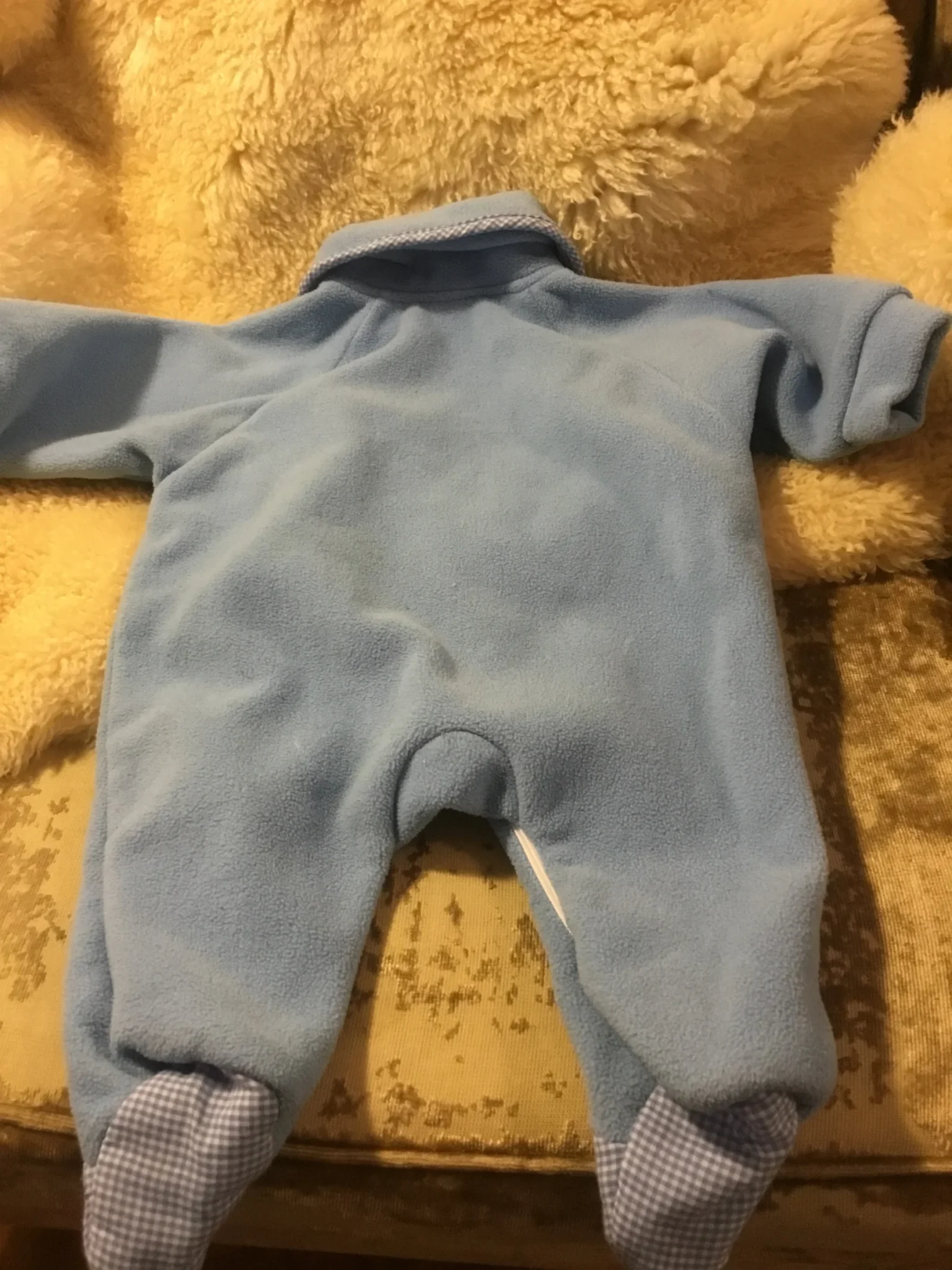 Image for Pyjama vintage pattes longues 3 mois