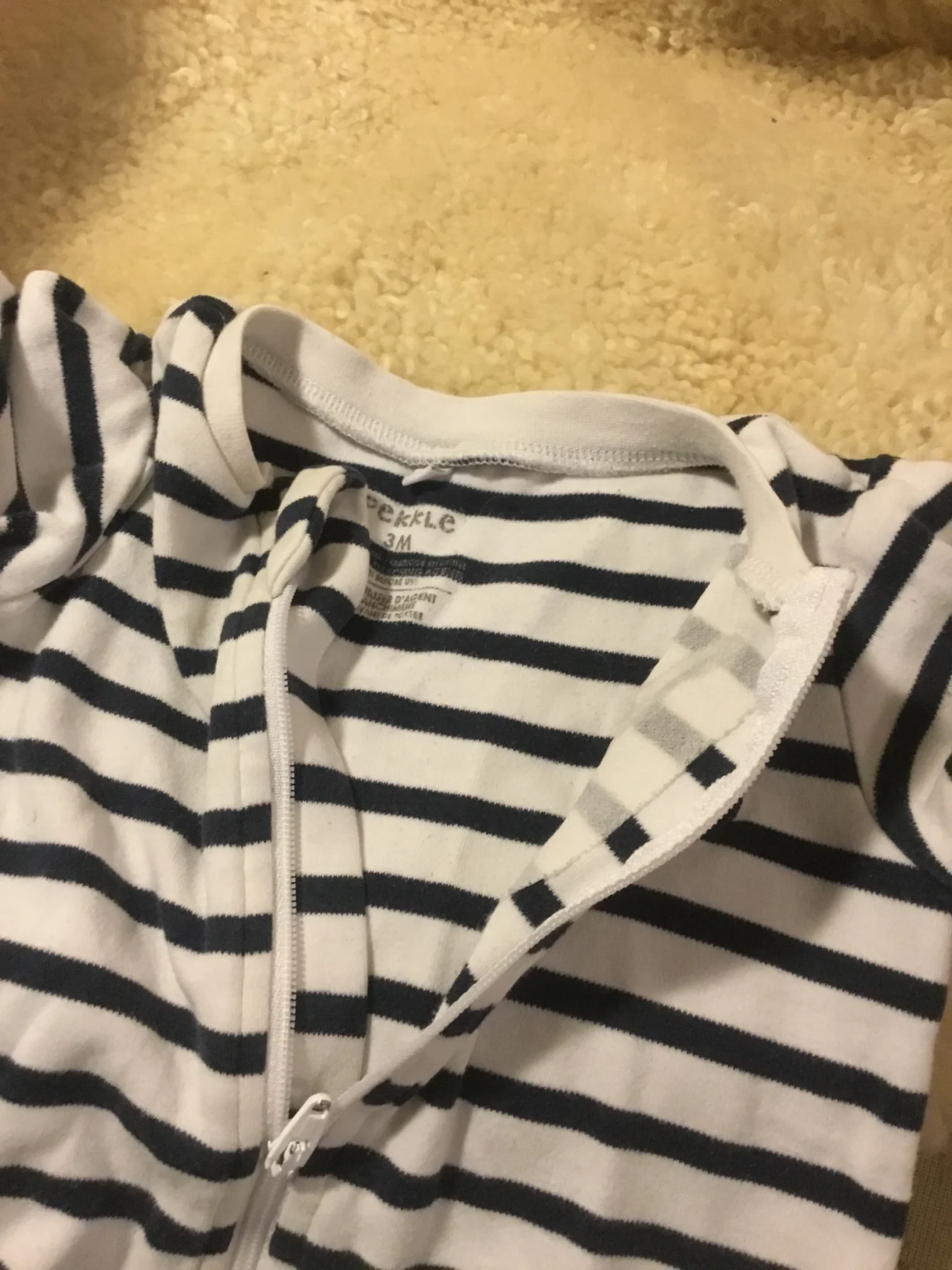 Image for Pyjama pattes longues pekkle 3 mois