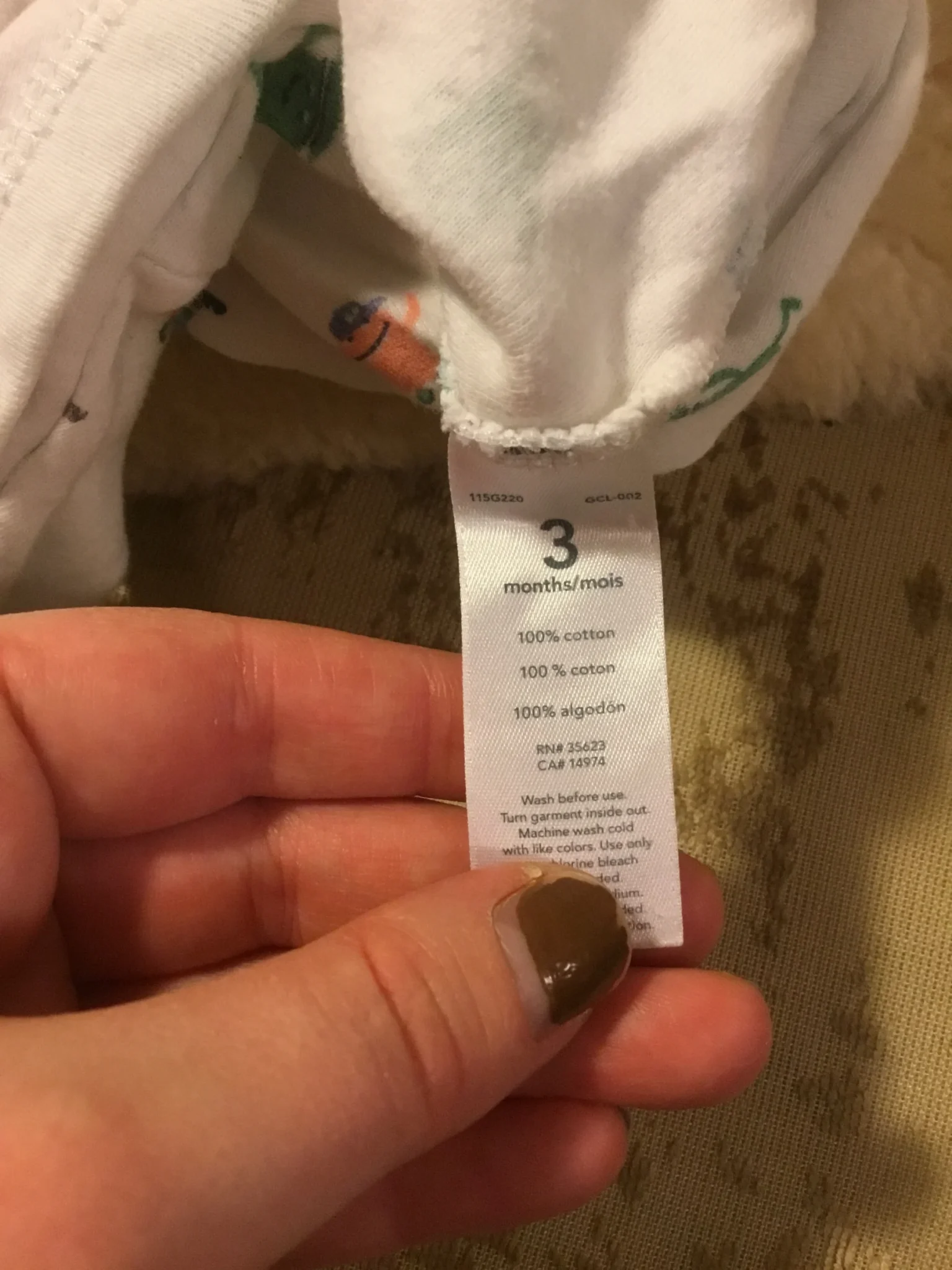 Image for Pyjama carter pattes longues bébé unisexe 3