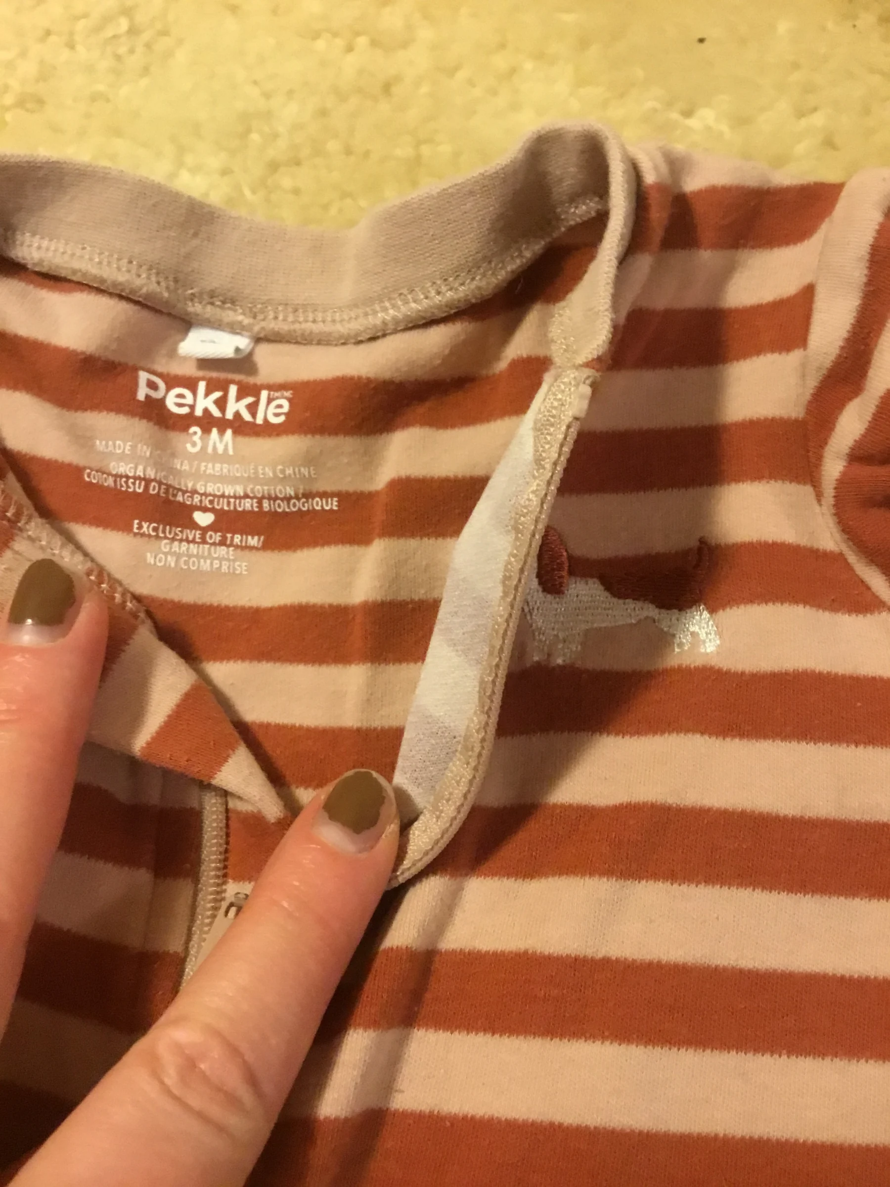 Pyjama pattes longues pekkle 3 mois Pekkle seconde main