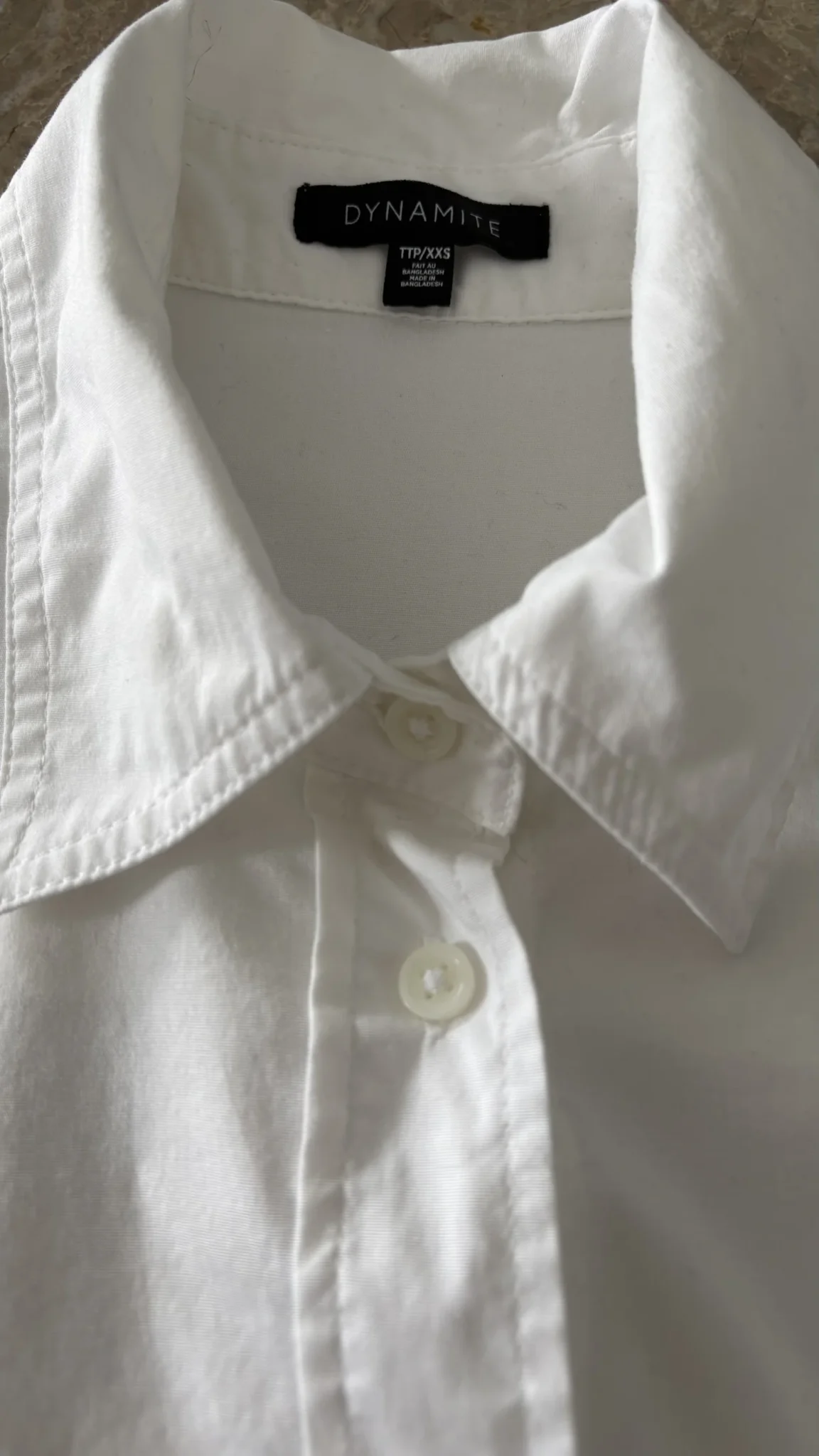 Image for Dynamite white coat