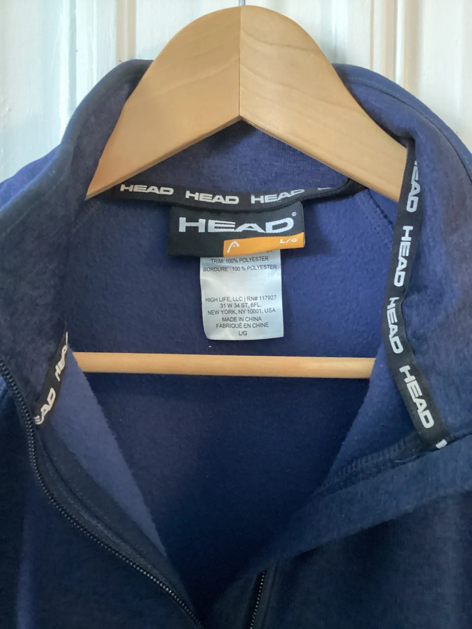 Image for Haut bleu marin Head