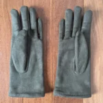 Thumbnail for Gants en faux suède et tricot