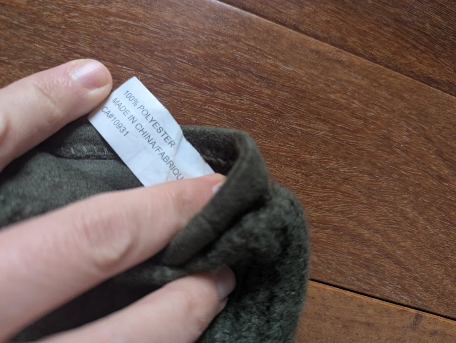 Image for Gants en faux suède et tricot