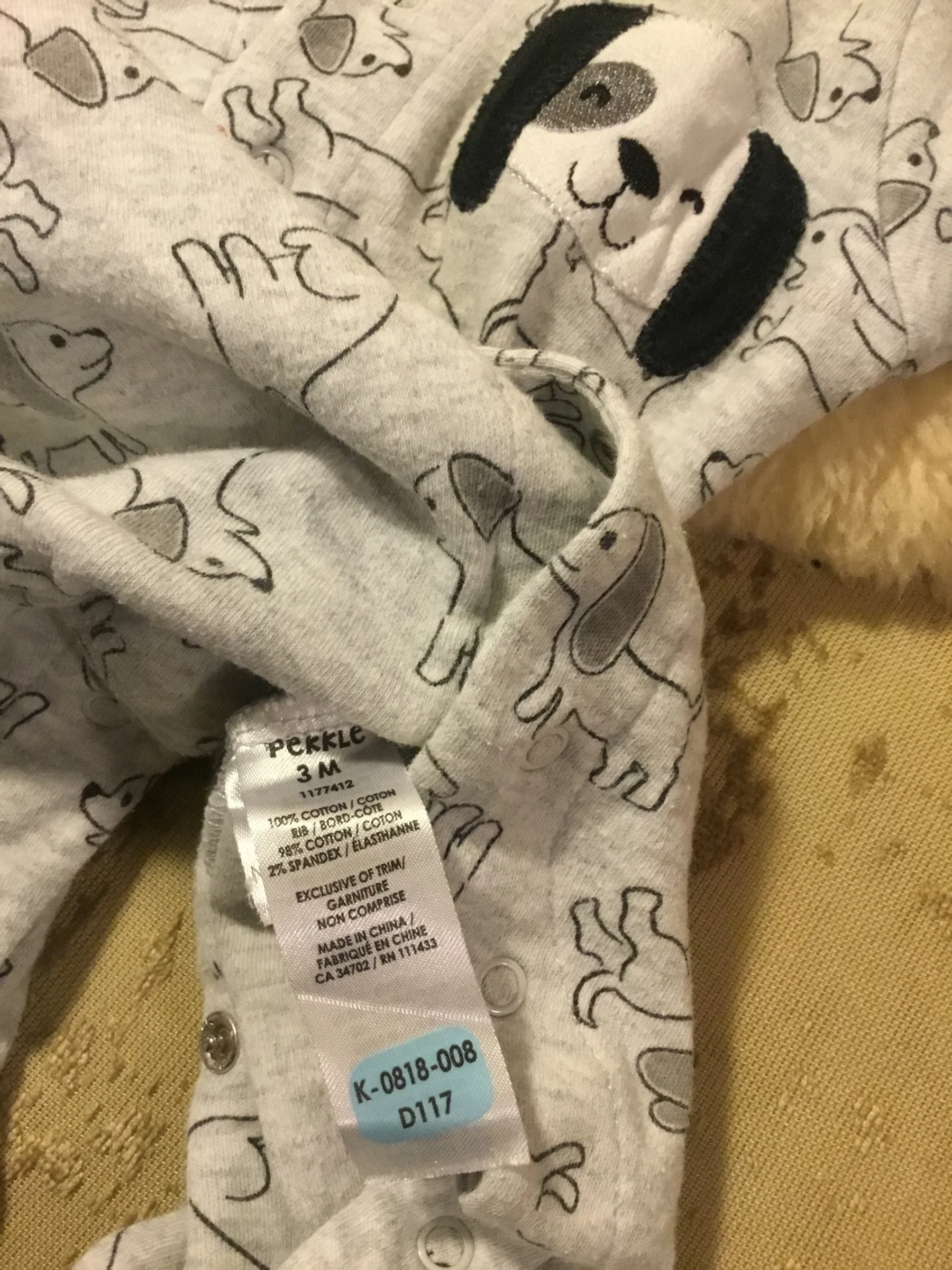 Pyjama pattes longues Pekkle 3mois Pekkle seconde main