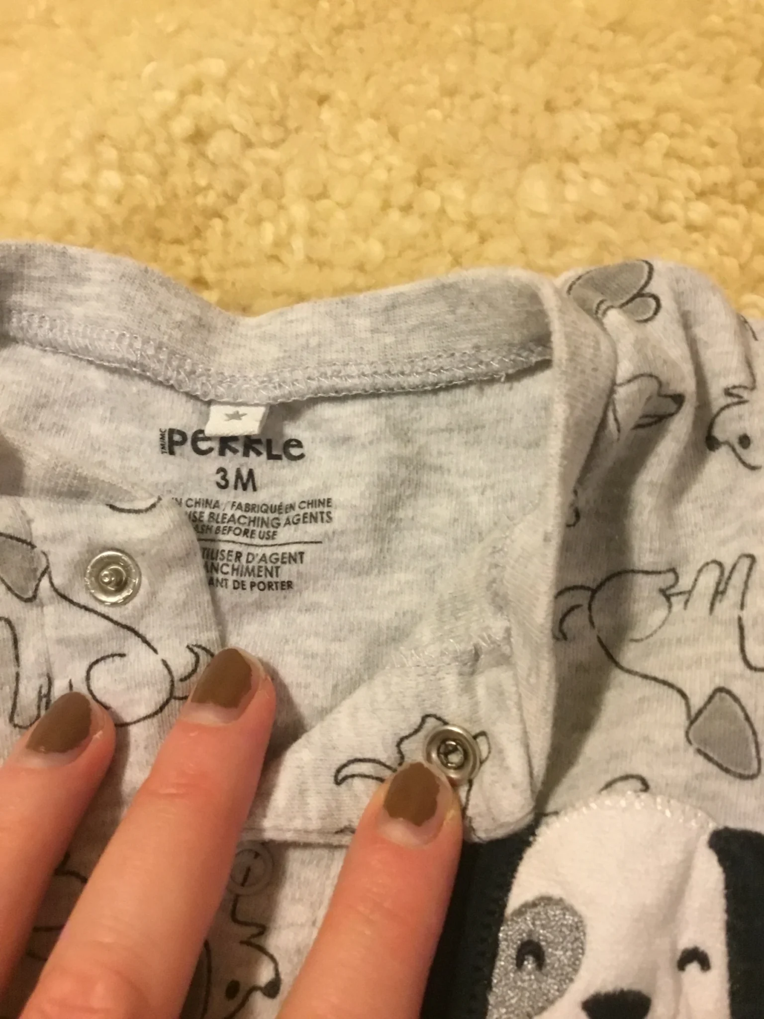 Image for Pyjama pattes longues Pekkle 3mois
