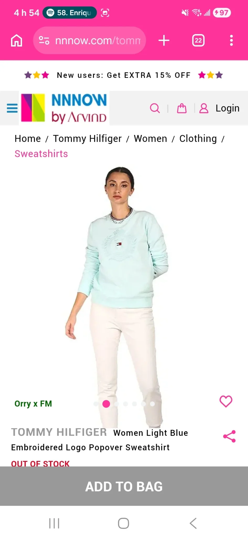 Image for Tommy hilfiger crewneck
