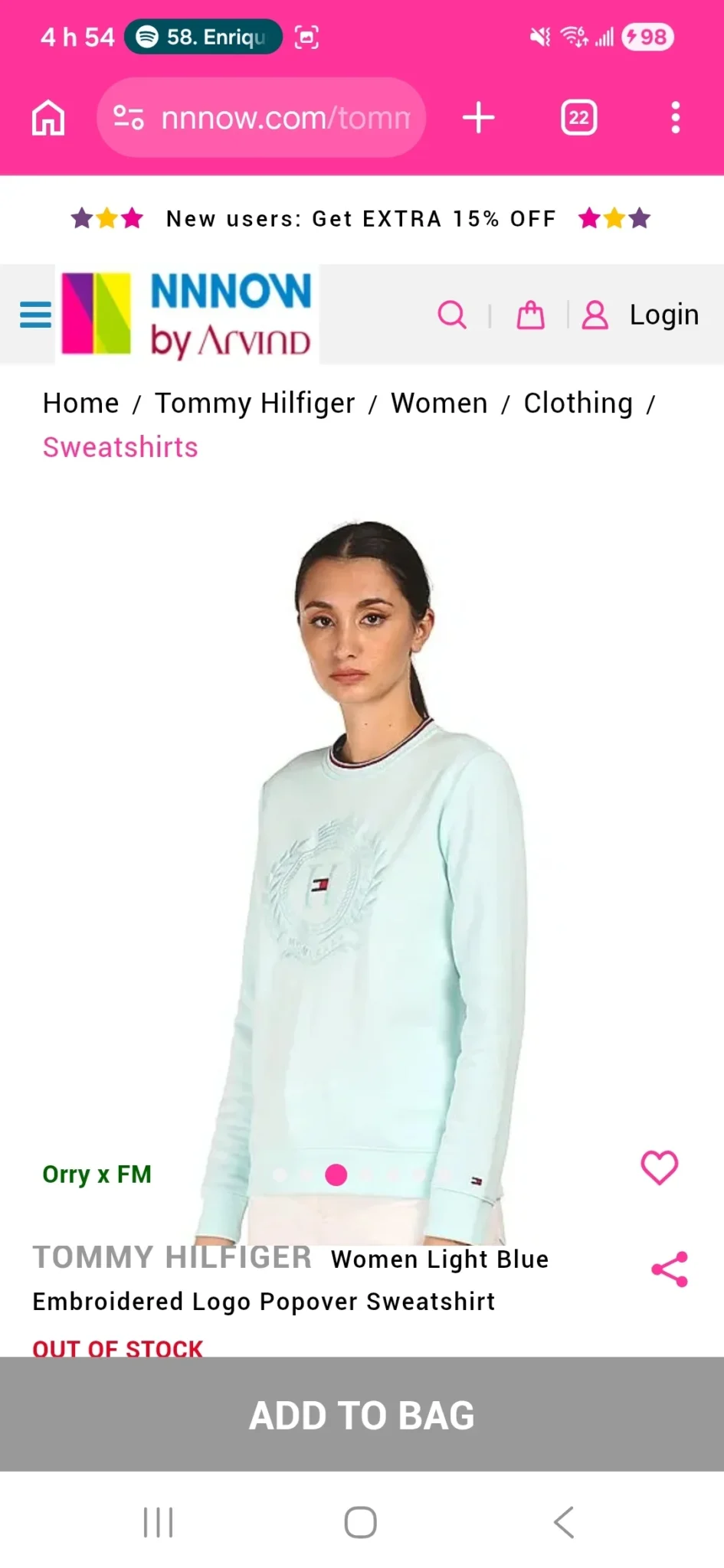 Image for Tommy hilfiger crewneck