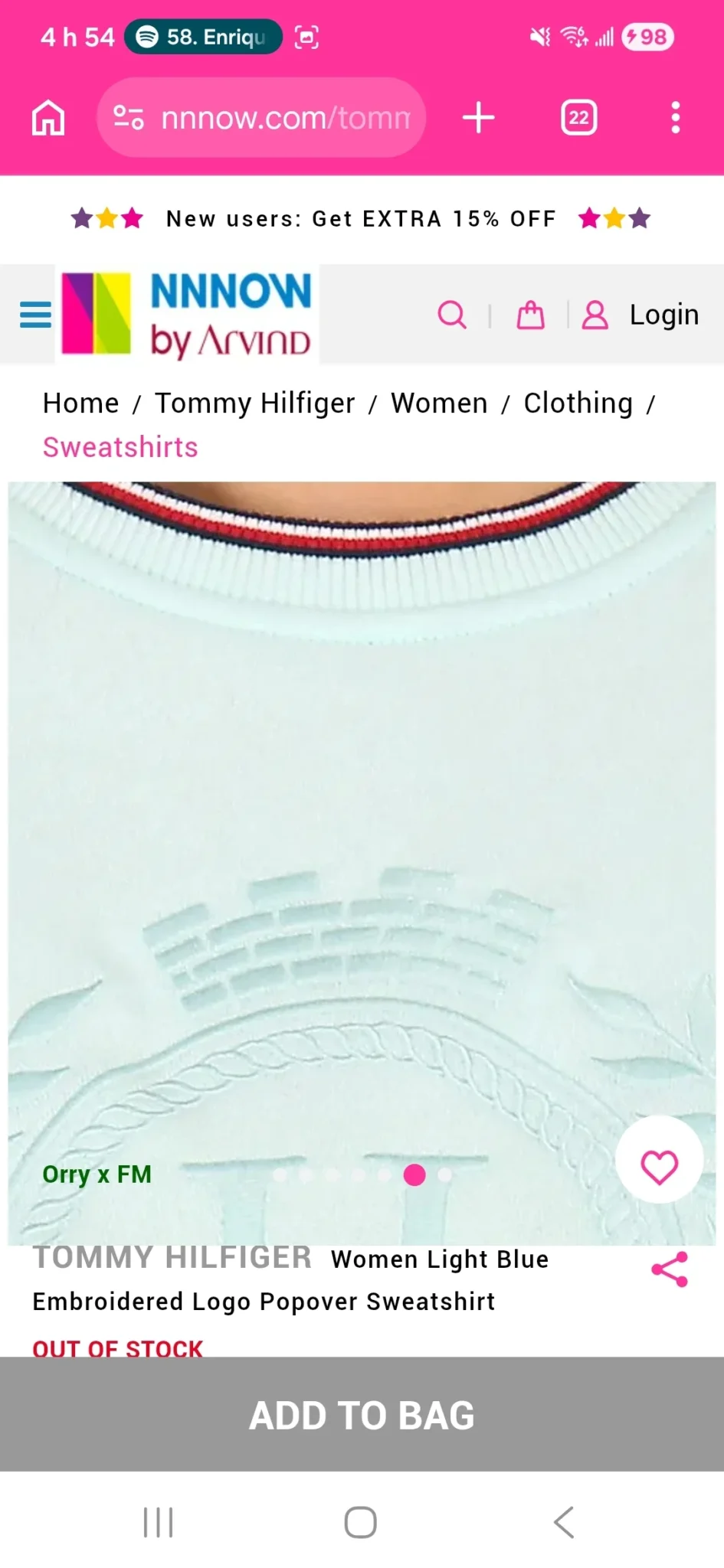 Image for Tommy hilfiger crewneck