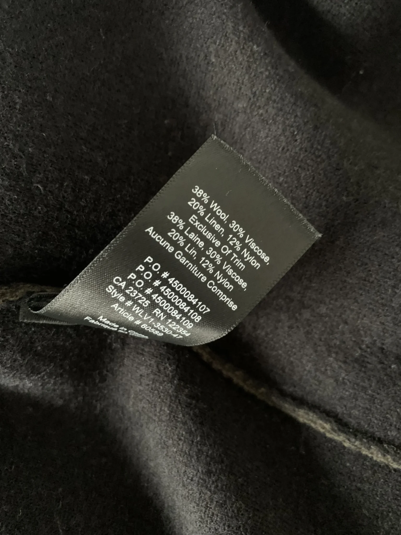Image for Babaton long jacket