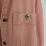 Thumbnail for Veste chemise rose
