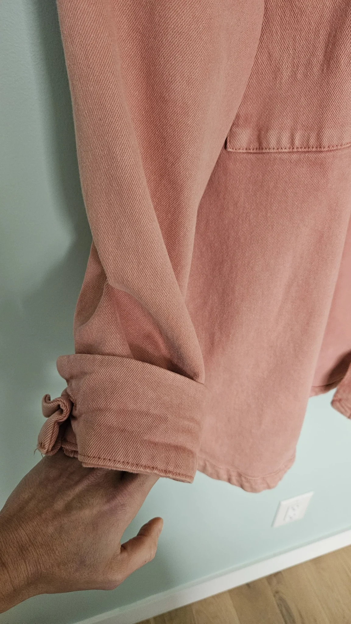 Image for Veste chemise rose