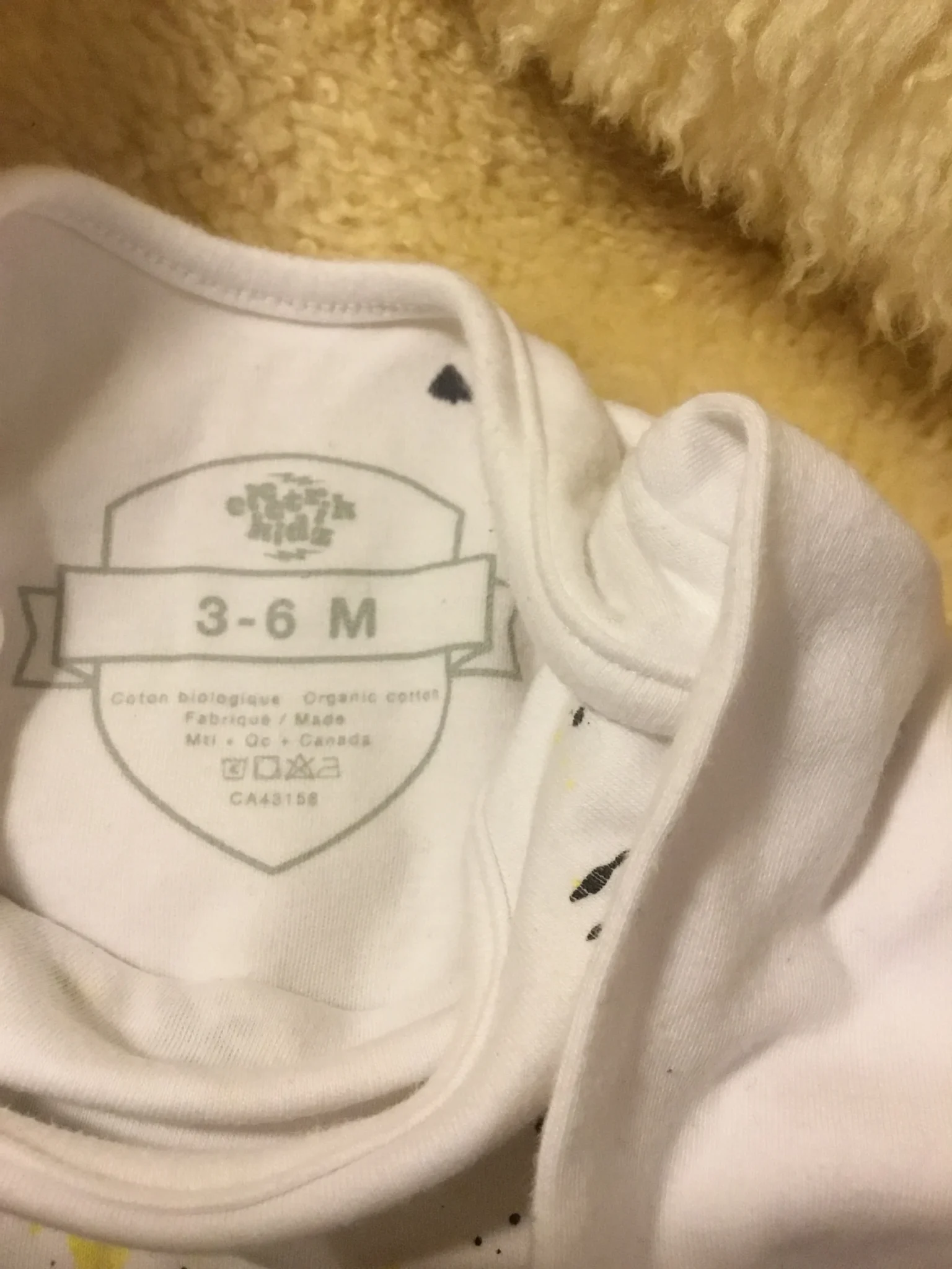 Image for Marque montréalaise barboteuse sac housse de sommeil 3-6 coton bio