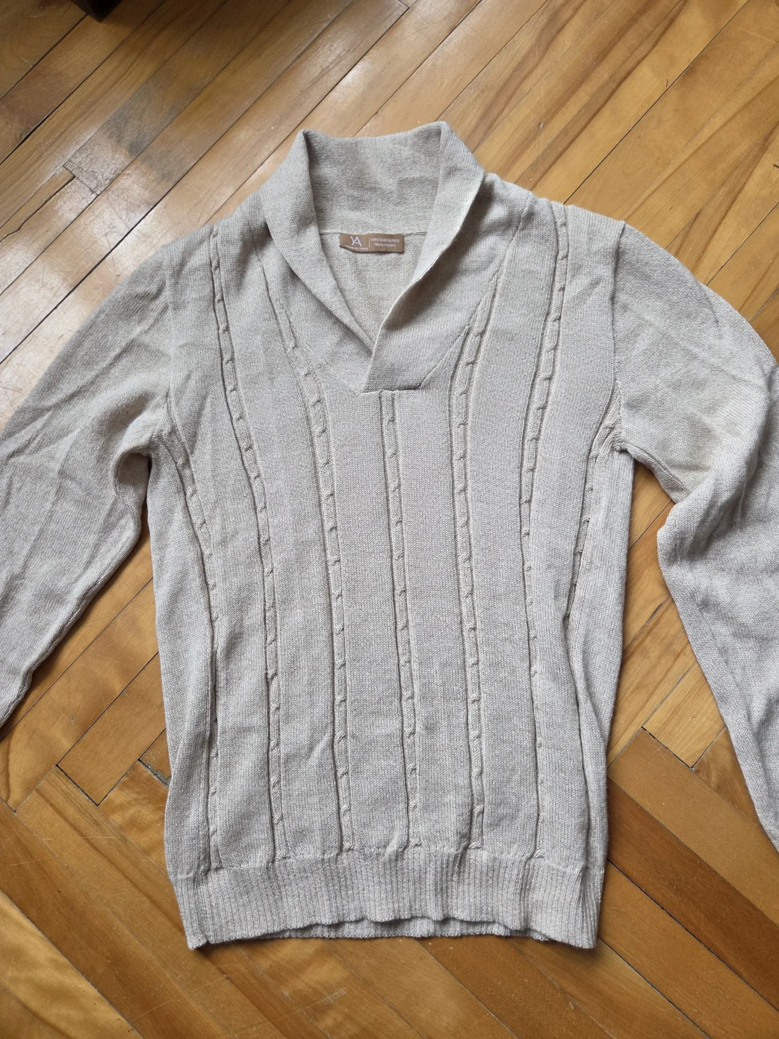 Image for Baby Alpaca-Magnificent cable knit jumper