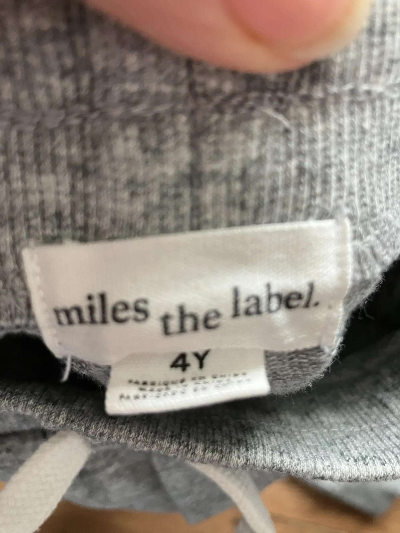 Image for Pantalon jogging gris 4 ans