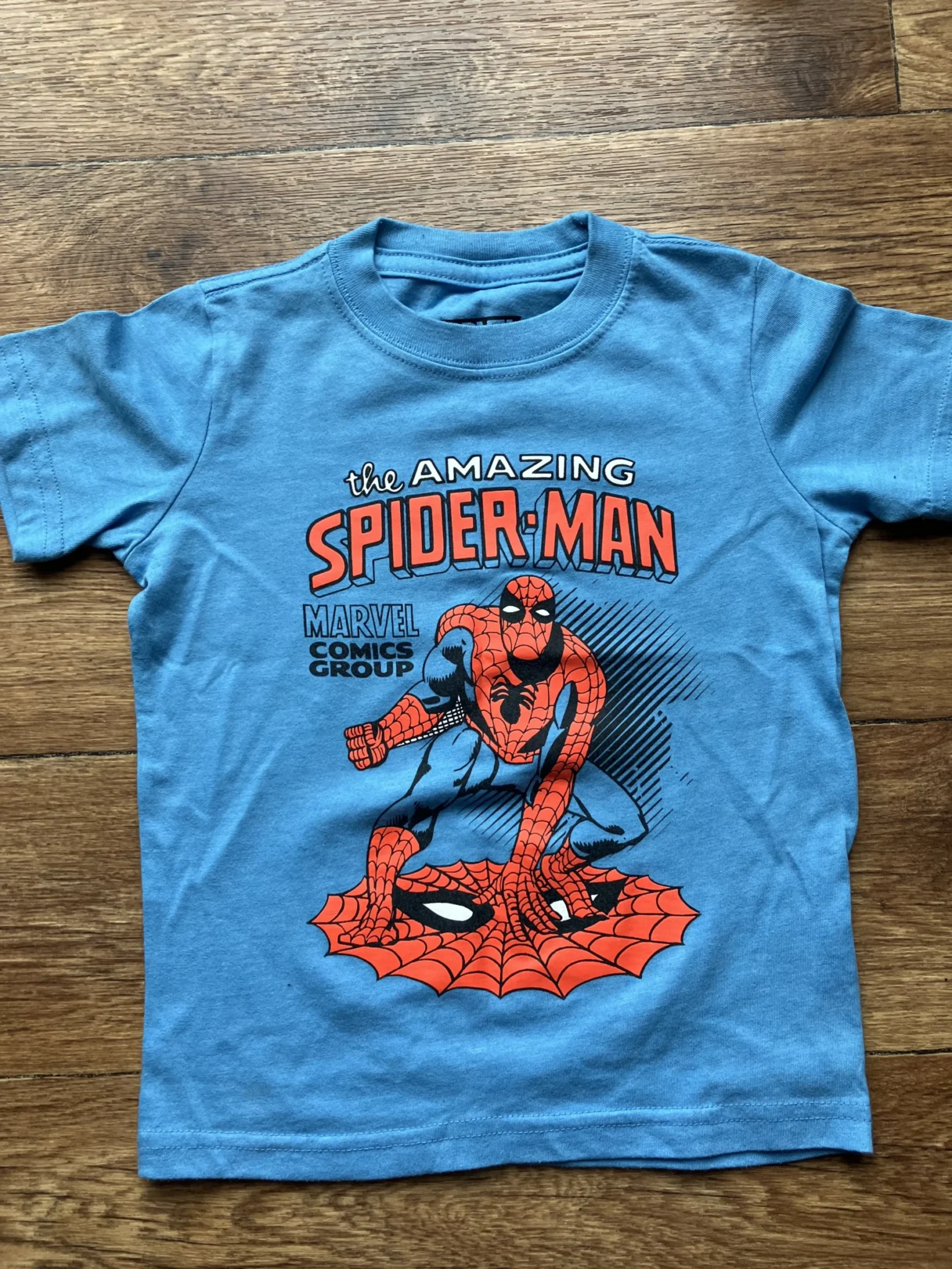 Featured image for T-shirt Spider Man bleu 4T