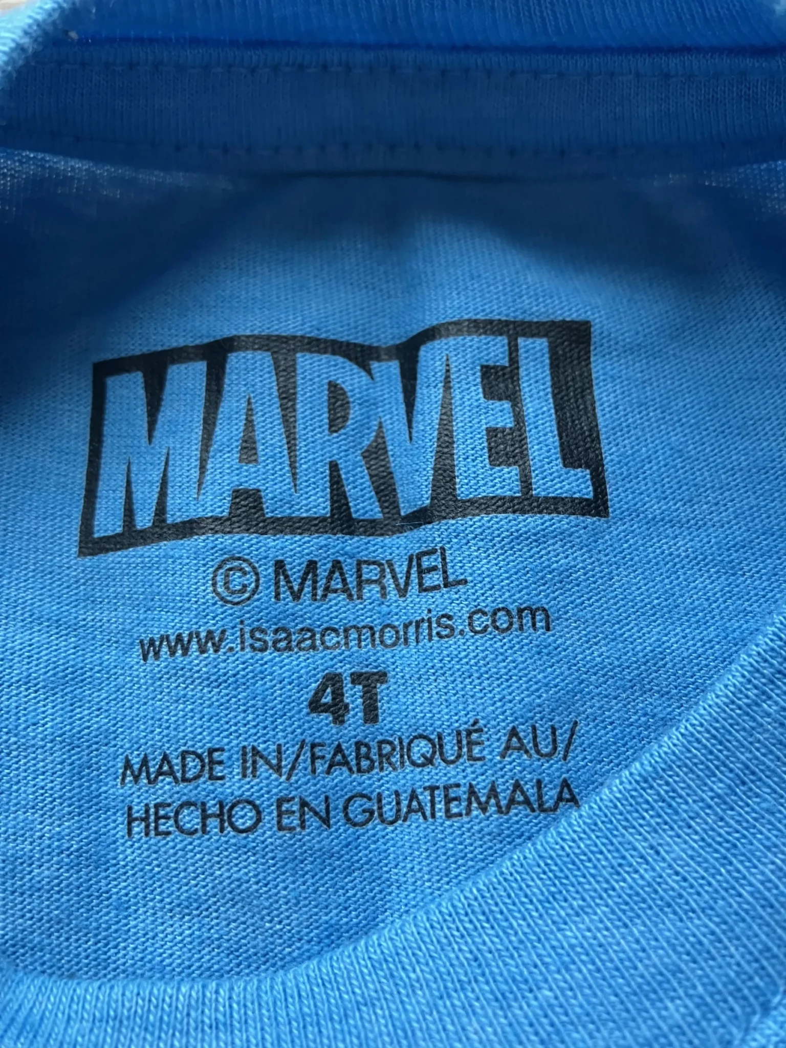Image for T-shirt Spider Man bleu 4T