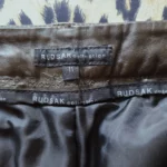 Thumbnail for RUDSAK-Vintage olive green leather trousers
