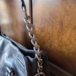 Thumbnail for Michael Kors HAMILTON bag in crocodile grey leather