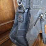 Thumbnail for Michael Kors HAMILTON bag in crocodile grey leather