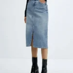 Featured thumbnail for Jupe midi en denim
