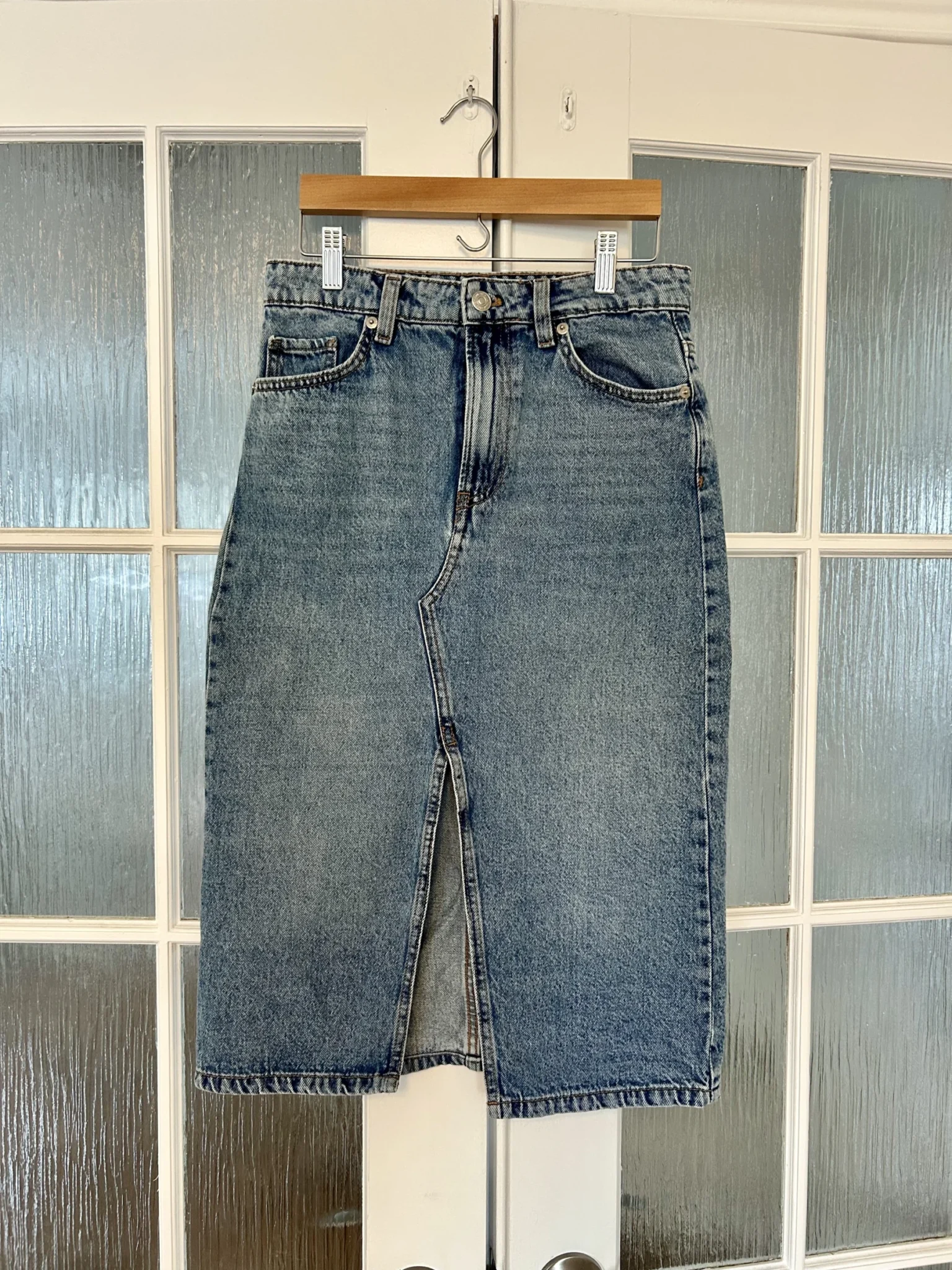 Image for Jupe midi en denim