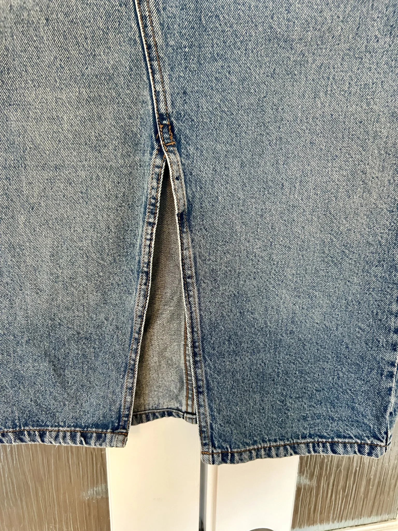 Image for Jupe midi en denim