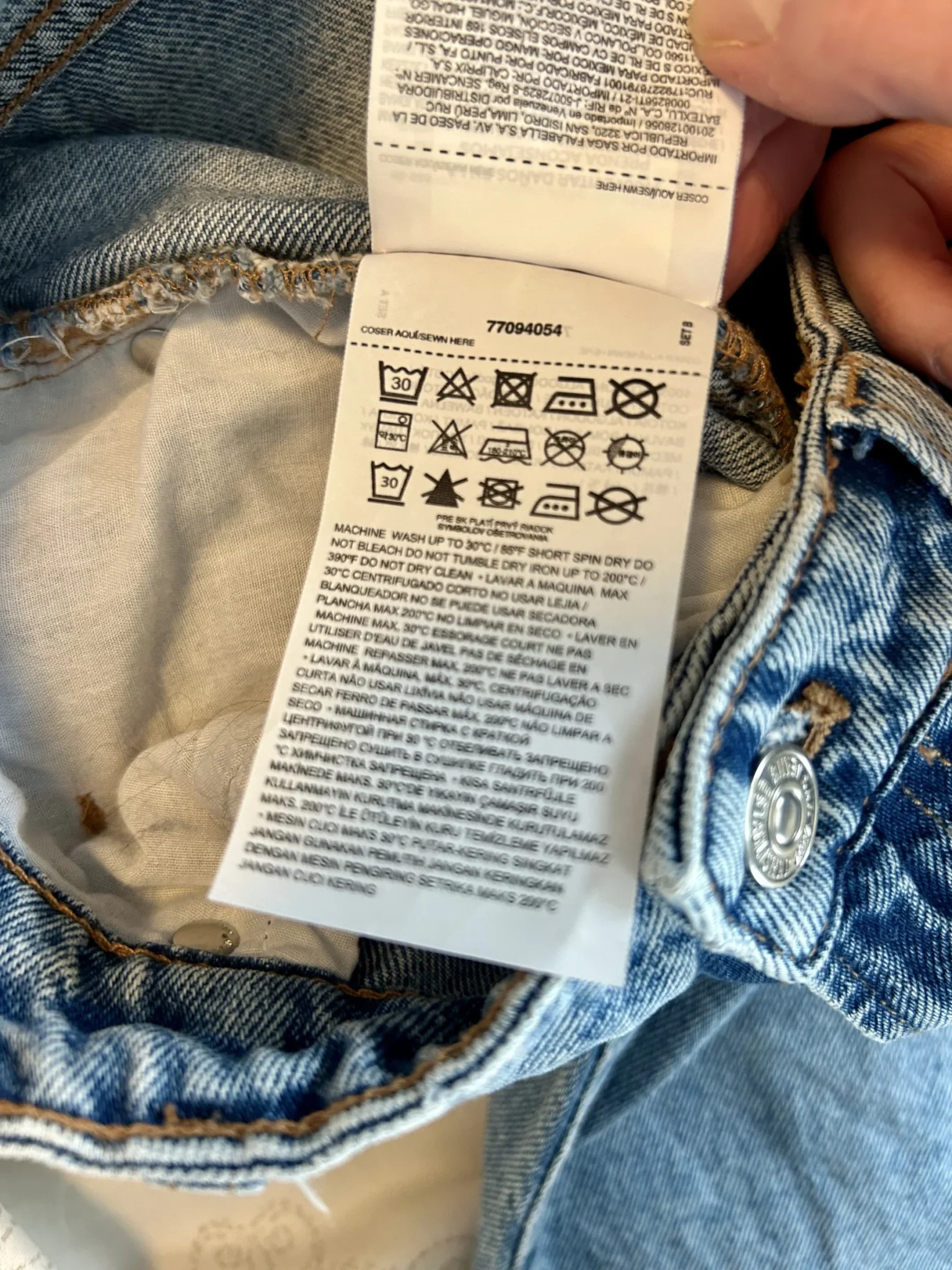 Image for Jupe midi en denim