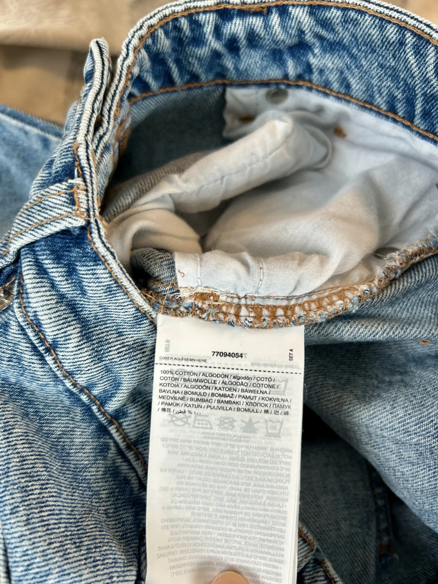 Image for Jupe midi en denim