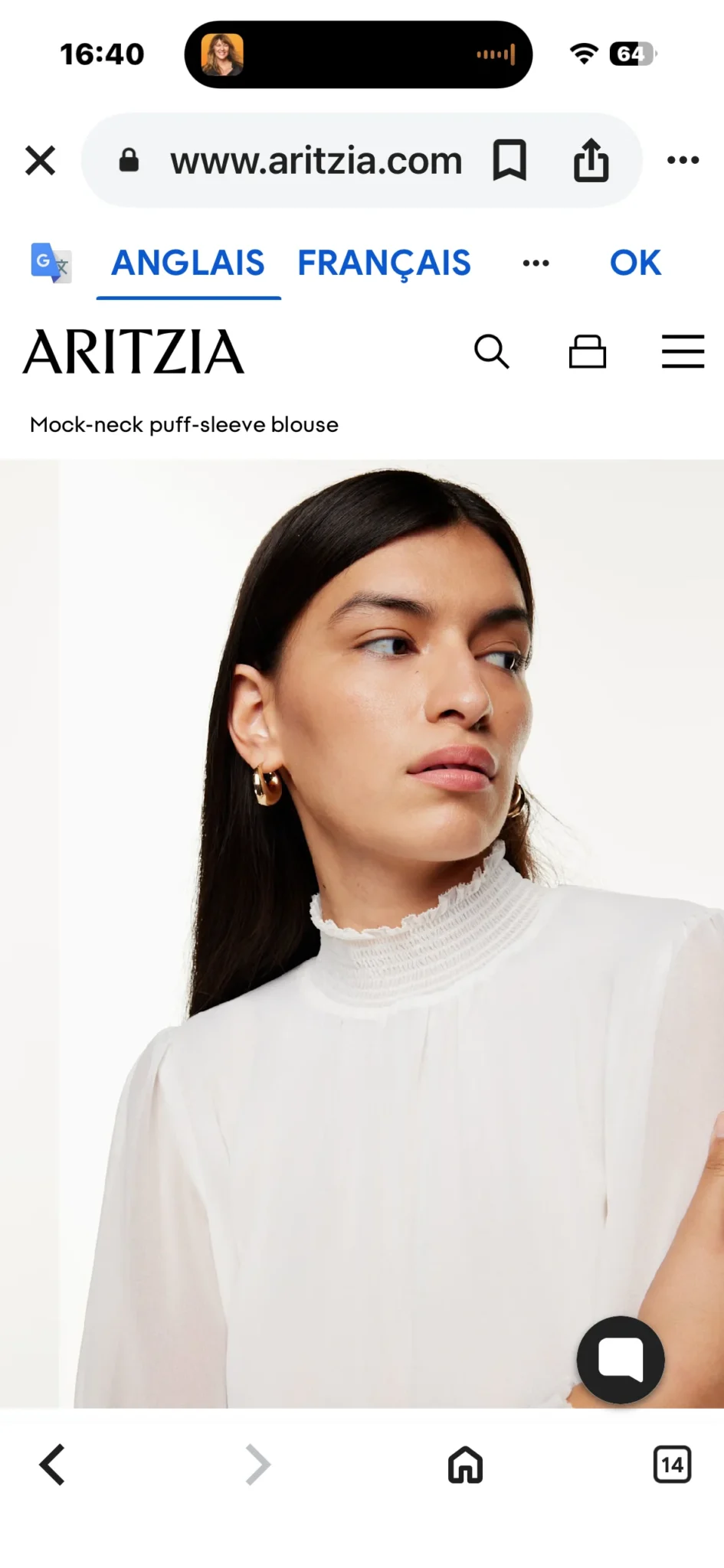 Image for ♥️Blouse WILFRED