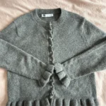 Thumbnail for Cardigan with ruffles